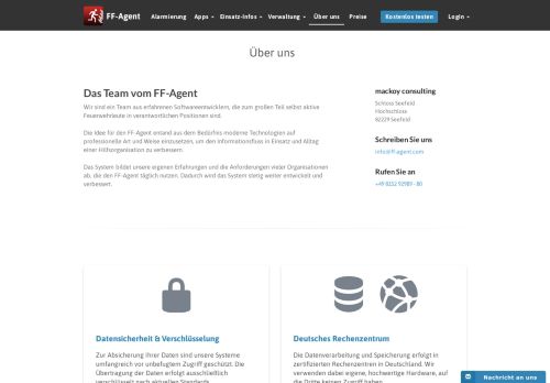 
                            4. FF-Agent | Einsatzalarmierung & FF-Informationssystem | Über uns