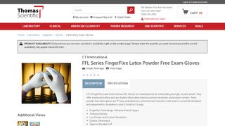 
                            12. FFL Series FingerFlex Latex Powder Free Exam Gloves