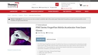 
                            13. FFNT Series FingerFlex Nitrile Accelerator Free Exam Gloves