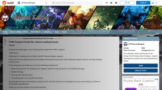 
                            5. FFRK Support Email Re: Game Loading Issues : FFRecordKeeper - Reddit