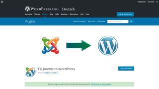 
                            6. FG Joomla to WordPress | WordPress.org