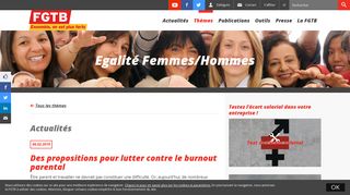 
                            3. FGTB || Egalité hommes-femmes | fgtb.be