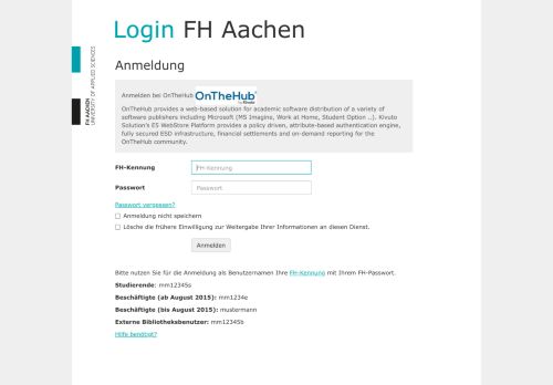 
                            5. FH Aachen | Academic Software Discounts - OnTheHub