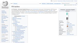 
                            12. FH Aachen – Wikipedia