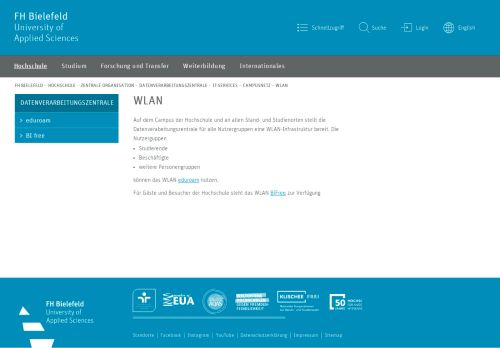 
                            2. FH Bielefeld - eduroam