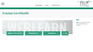 
                            3. FH Kufstein Tirol WEBLEARN