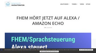 
                            10. FHEM hört jetzt auf Alexa / Amazon Echo - krannich Hausautomation