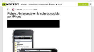 
                            12. Fiabee: Almacenaje en la nube accesible por iPhone - NeoTeo