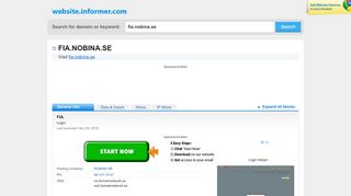 
                            4. fia.nobina.se at Website Informer. FIA. Visit FIA Nobina.