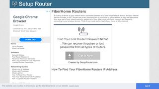 
                            6. FiberHome Router Guides - SetupRouter