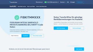 
                            11. FIBKITMMXXX BIC/SWIFT-Code - Banca Fideuram S.P.A. Italy ...