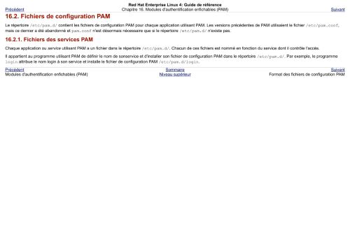 
                            9. Fichiers de configuration PAM - MIT