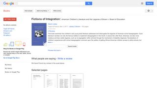 
                            7. Fictions of Integration: American Children's Literature and the ...