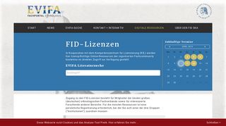 
                            12. FID-Lizenzen — Deutsch - EVIFA