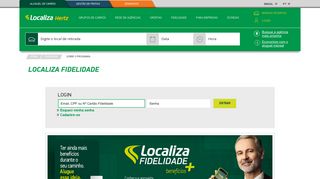 
                            1. Fidelidade - Localiza | Rent a car