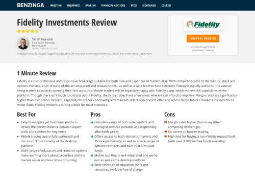 
                            13. Fidelity Investments Review 2019 • Fees, Pros and Cons • ...