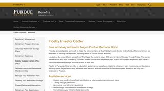 
                            10. Fidelity Investor Center - PMU Office - Benefits - Purdue ...