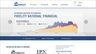 
                            9. Fidelity National Financial: Home