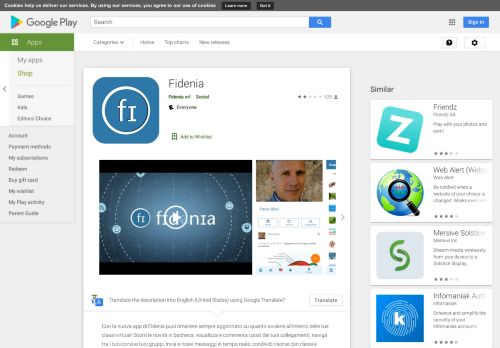 
                            2. Fidenia - App su Google Play