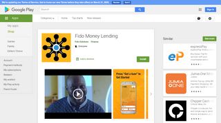 
                            3. Fido Money Lending - Apps on Google Play