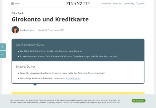 
                            10. Fidor Bank - Alles über die Fidor Bank (Smart Girokonto, Fidor ...