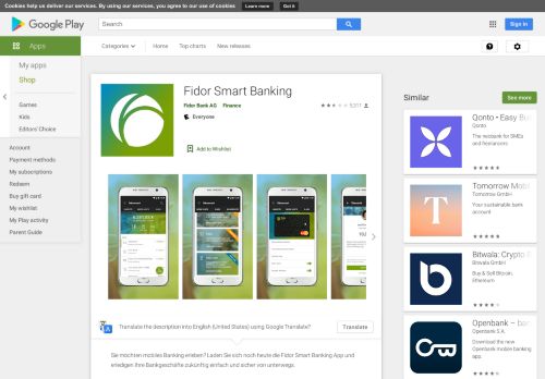 
                            12. Fidor Smart Banking - Apps on Google Play