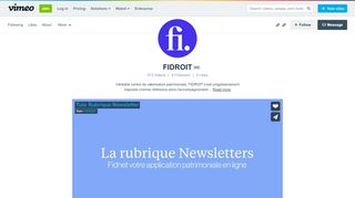 
                            8. FIDROIT on Vimeo