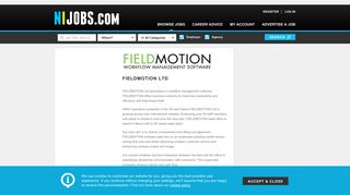 
                            8. Fieldmotion Ltd jobs in Northern Ireland - NIJobs.com