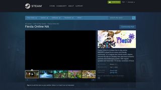 
                            13. Fiesta Online NA on Steam