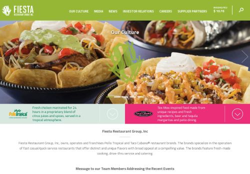 
                            10. Fiesta Restaurant Group, Inc. - Home