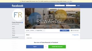 
                            11. Fiesta Rewards - About | Facebook