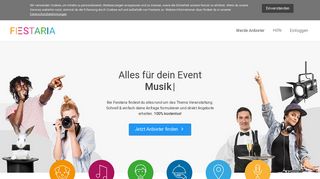 
                            9. Fiestaria: Musiker, Künstler, Catering, Locations, Personal und ...