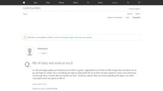 
                            12. fifa 14 does not work on ios 8 - Apple Community