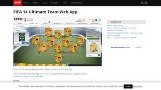 
                            3. FIFA 14 Ultimate Team Web App – FIFPlay