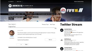 
                            2. Fifa 16 companion app stuck on login screen - Answer HQ