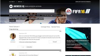 
                            5. Fifa 16 Web app einloggen funktioniert nicht!!! - Answer HQ