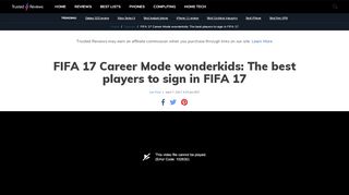 
                            8. FIFA 17 Career Mode wonderkids: The best players to sign in FIFA 17 ...