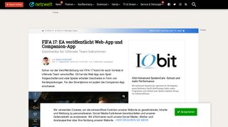 
                            10. FIFA 17: EA veröffentlicht Web-App und Companion-App - NETZWELT