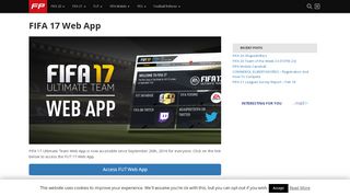 
                            2. FIFA 17 Web App – FIFPlay