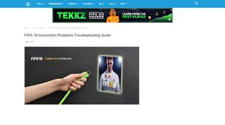 
                            8. FIFA 18 Connection Problems Troubleshooting Guide for FUT