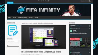 
                            12. FIFA 18 Ultimate Team Web & Companion App Details | - FIFA Infinity