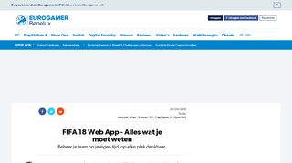 
                            5. FIFA 18 Web App - Alles wat je moet weten • Eurogamer.nl