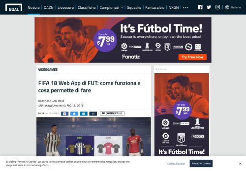 
                            9. FIFA 18 Web App di FUT: come funziona e cosa permette di fare | Goal ...