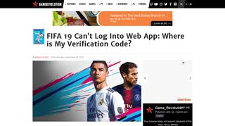 
                            12. FIFA 19 Can't Log Into Web App: Where is My Verification Code ...