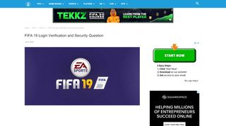 
                            7. FIFA 19 Login Verification, Security Question and Banned Accounts