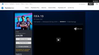 
                            7. FIFA 19 on PS4 | Official PlayStation™Store UK