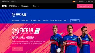 
                            3. FIFA 19 Ultimate Team (FUT 19) - Características - EA SPORTS