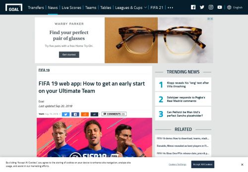 
                            10. FIFA 19 web app: How to get an early start on your Ultimate Team ...