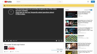 
                            11. Fifa mobile 18 daily login feature - YouTube