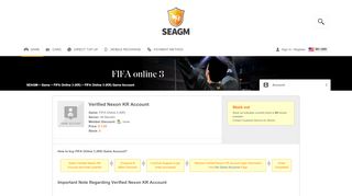 
                            13. FIFA Online 3 (KR) - Account | SEA Gamer Mall